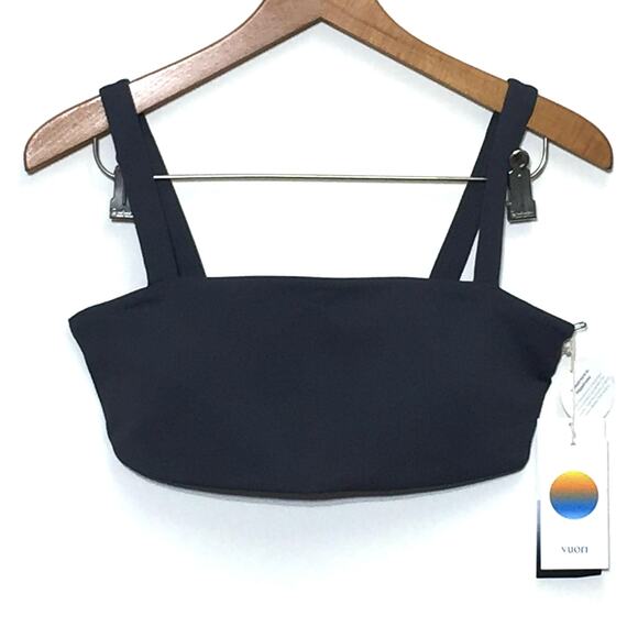 NWT Vuori Evolve Squareneck Bra Charcoal Large - Picture 1 of 6